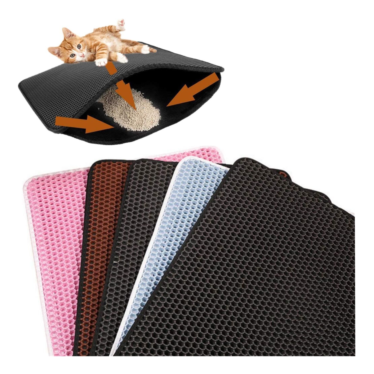 Miniatura 5 de Tapete Arenero para Gato Limpieza